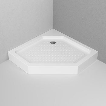 Акриловый поддон для душа Damixa Skyline 90х90 DX35WT-405-090MT Белый — фото 3, Акриловые душевые поддоны