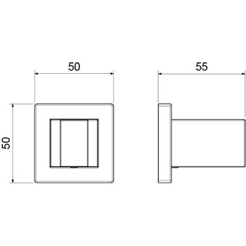 Держатель ручного душа Aquatek AQ2401MB Черный матовый — фото 2, Держатели для душа