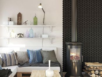 Керамическая мозаика StarMosaic Non-Slip Hexagon Penny Round White Antislip JNK81011 30,9x31,5 см — фото 4, Мозаика