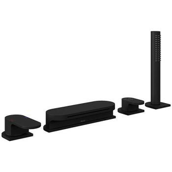 Смеситель на борт ванны Ravak Chrome CR 025.20BL X070445 Черный матовый — фото 1, Смесители на борт ванны