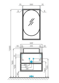 Тумба под раковину Aquaton Лофт Фабрик 65 1A242301LTDY0 подвесная Дуб кантри — фото 10, Тумбы под раковину