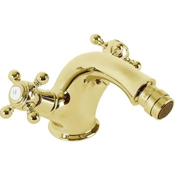 Смеситель для биде Cezares Golf-BS1-03/24 Золото 24 карат — фото 1, Смесители для биде