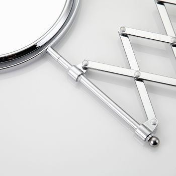 Косметическое зеркало Frap F6408 с увеличением Хром — фото 9, Косметические зеркала