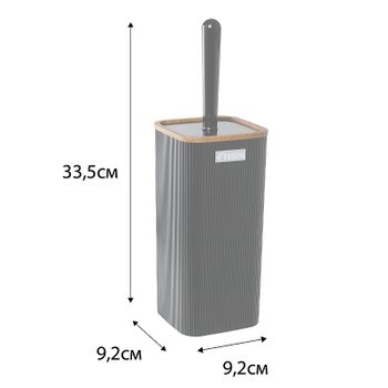 Ершик для унитаза Fixsen Black Wood FX-401-5 Черный — фото 3, Ершики для унитаза