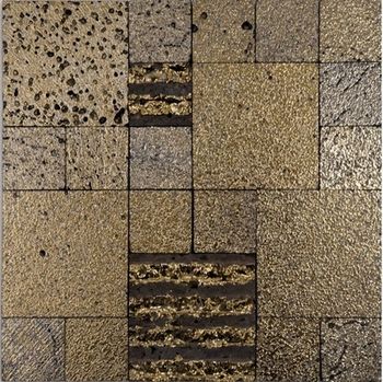 Мозаика Orro Mosaic Lava Gold каменная 30х30 см — фото 1, Мозаика