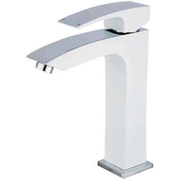 Смеситель для раковины Gappo G07 G1007-78 Белый Хром — фото 1, Смесители для раковины