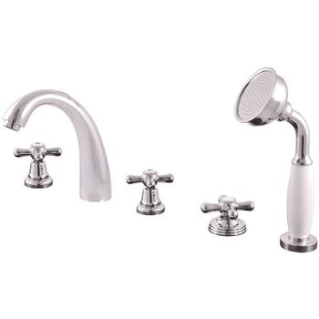 Смеситель на борт ванны Rav Slezak Morava MK176.5P Хром — фото 1, Смесители на борт ванны