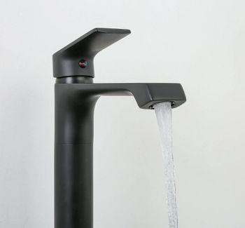 Смеситель для раковины Frap H71-6 F1071-26 Черный матовый — фото 9, Смесители для раковины