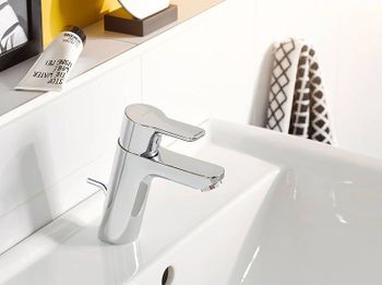 Смеситель для раковины Kludi Pure Easy XL 372900565 Хром — фото 2, Смесители для раковины