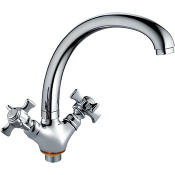 Смеситель для кухни Frap H24 F4224 Хром — фото 1, Смесители для кухни