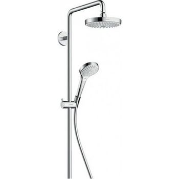 Душевая система Hansgrohe Croma Select S 27255400 Хром Белая — фото 5, Душевые стойки