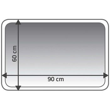 Коврик для ванной комнаты Ridder Marmor 90х60 7105307 Серый — фото 6, Коврики для ванной комнаты