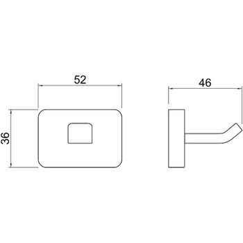 Крючок Schein Klimt 9211BG Золото матовое — фото 2, Крючки для полотенец