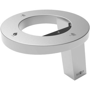 Сушилка для рук со смесителем и дозатором для жидкого мыла Nofer Concept 01901.S Матовая нержавеющая сталь — фото 1, Диспенсеры для жидкого мыла