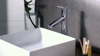 Смеситель для раковины Hansgrohe Talis S 72031000 Хром — фото 3, Смесители для раковины