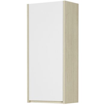 Подвесной шкаф Aquaton Сканди 35 1A255003SDB20 Белый Дуб верона — фото 1, Шкафы для ванной