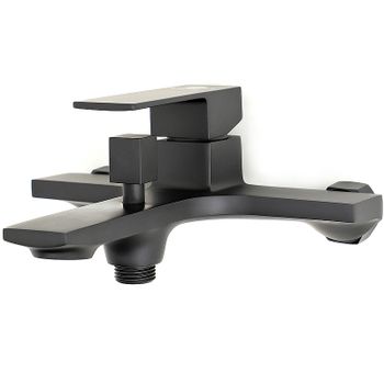 Смеситель для ванны Orange Lutz M04-100b Черный — фото 3, Смеситель для ванны