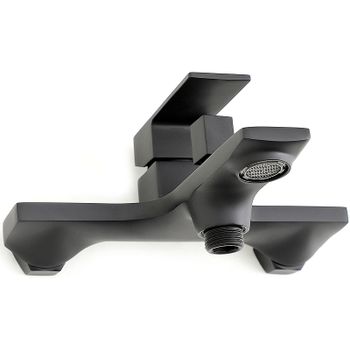 Комплект смесителей Orange Lutz M04-311b Черный матовый — фото 8, Готовые комплекты для ванной комнаты
