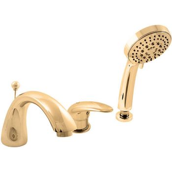 Смеситель на борт ванны Rav Slezak Dunaj D469.5SZ Золото — фото 1, Смесители на борт ванны