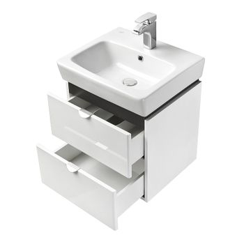 Тумба под раковину Aquaton Скай 50 1A238001SY010 подвесная Белый — фото 3, Тумбы под раковину