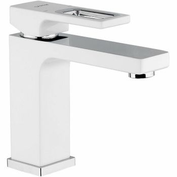 Смеситель для раковины Gappo G17-8 G1017-8 Белый Хром — фото 1, Смесители для раковины