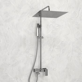 Душевая система WasserKRAFT A177.119.103.087.CH Хром — фото 2, Душевые стойки