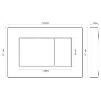 Инсталляция Berges Atom 410 040332 для унитаза с Черной клавишей смыва — фото 10, Инсталляции для унитазов