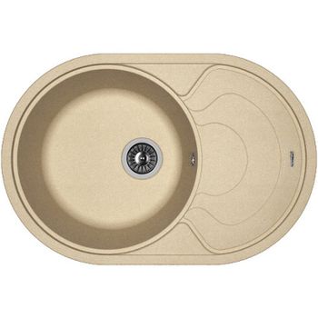 Кухонная мойка Florentina Родос-760 20.140.D0760.104 Бежевая — фото 1, Кухонные мойки