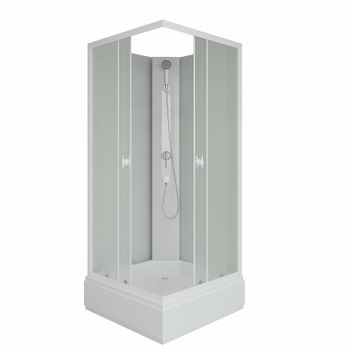 Душевая кабина Niagara Promo 80x80 P80/26Q/MT/BK без гидромассажа — фото 2, Душевые кабины