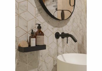 Керамическая мозаика Orro Mosaic Ceramic Viva Statuario 26,6x30,5 см — фото 2, Мозаика