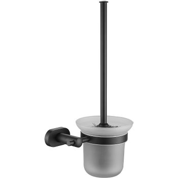 Ершик для унитаза Belz B901 B90110 Черный матовый — фото 1, Ершики для унитаза