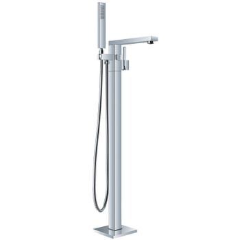 Смеситель для ванны Aquanet JA-6002 Хром — фото 1, Смесители напольные