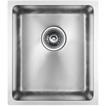 Кухонная мойка Paulmark Vista 38 PM904438-BS Брашированная сталь — фото 1, Кухонные мойки