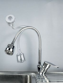 Смеситель для кухни Viko V-3074 Хром — фото 3, Смесители для кухни