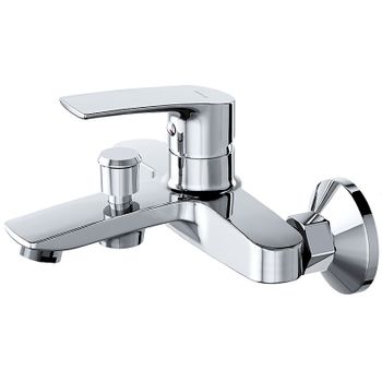 Смеситель для ванны Damixa Eclipse 2.0 481000000 Хром — фото 1, Смеситель для ванны