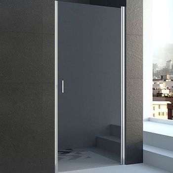 Душевая дверь Veconi Vianno VN-43 90 VN43-90-01-C5 профиль Хром стекло прозрачное — фото 1, Распашные душевые двери