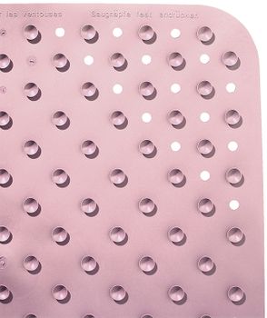 Коврик для ванны Ridder Plattfuss 38x72 67082 Розовый — фото 2, Коврики для ванной комнаты