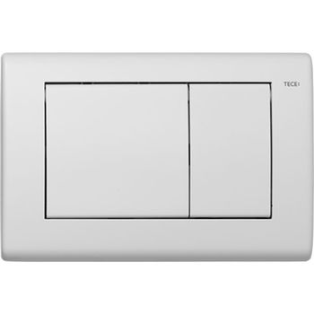 Клавиша смыва Tece Planus 9240322 для унитаза Белая матовая — фото 1, Кнопки смыва