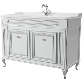 Тумба под раковину Caprigo Fresco 120 10616SN-В016 Белая матовая — фото 1, Тумбы под раковину