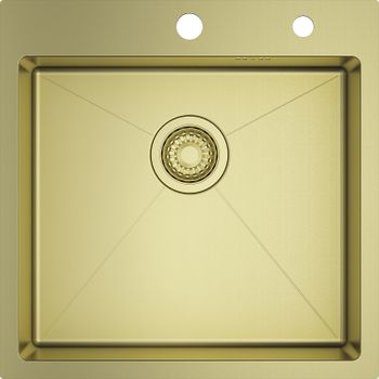 Кухонная мойка Raglo 50 R700.5050.03 Золото матовое — фото 1, Кухонные мойки