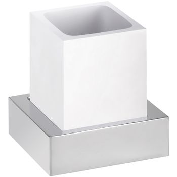 Стакан для зубных щеток Bemeta Gamma 145511012 Белый — фото 1, Стаканы для зубных щеток