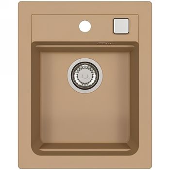 Кухонная мойка Alveus Granital Atrox 10 Beige G55 400x500 1139769 Бежевая — фото 1, Кухонные мойки