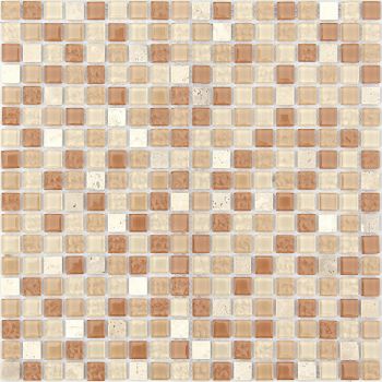 Мозаика Caramelle mosaic Naturelle 4 мм Olbia 30,5x30,5 см — фото 1, Мозаика
