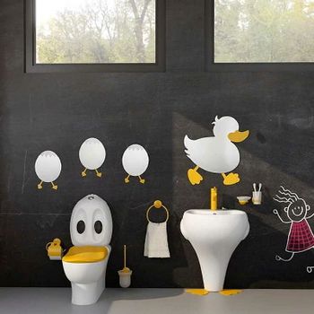 Мыльница Creavit Ducky BR20203Y Желтая — фото 4, Мыльницы