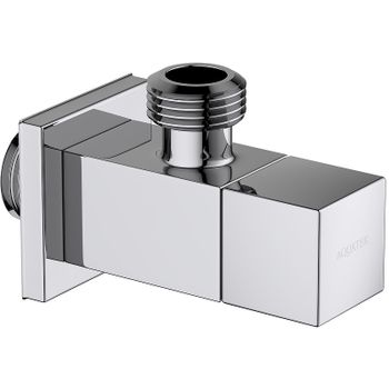 Запорный вентиль Aquatek AQ2453CR угловой Хром — фото 1, Комплектующие для душевого оборудования