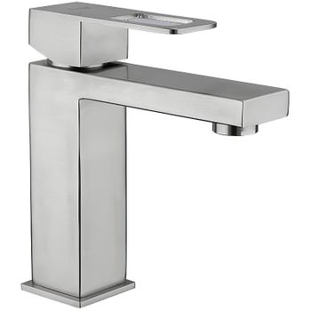 Смеситель для раковины Frap H804 F10804 Нержавеющая сталь — фото 1, Смесители для раковины