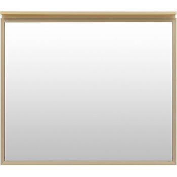 Зеркало Allen Brau Priority 90 1.31016.03 с подсветкой Латунь браш — фото 3, Зеркала в ванную комнату