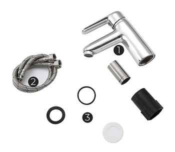 Смеситель для раковины Frap H17 F1017 Хром — фото 7, Смесители для раковины