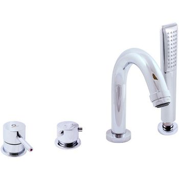 Смеситель на борт ванны Rav Slezak Seina SE962.5P Хром — фото 1, Смесители на борт ванны