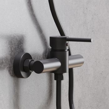 Смеситель для душа Damixa Scandinavian Pure 362000300 Черный матовый — фото 2, Смеситель для душа